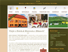 Tablet Screenshot of hotelblsany.cz